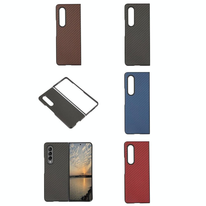 Carbon Fiber Texture Pu Leather Phone Case