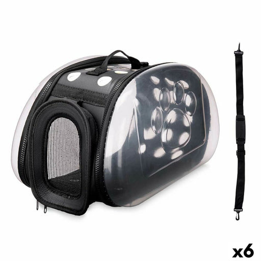 Carrier Black Plastic 43 x 20 33 Cm 6 Units