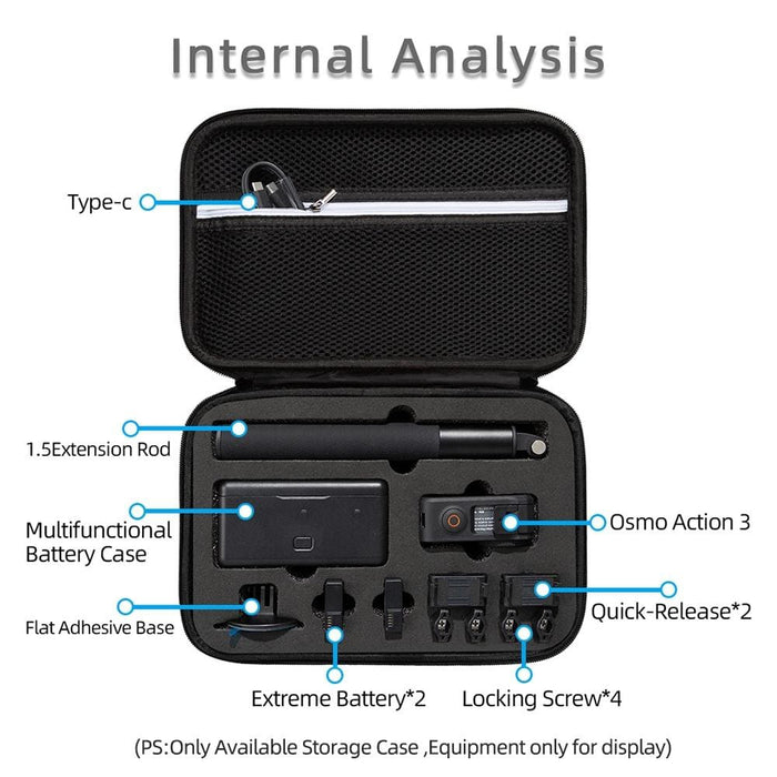 Carrying Storage Case Bag For Dji Action 3 Size 21.5 x 29.5