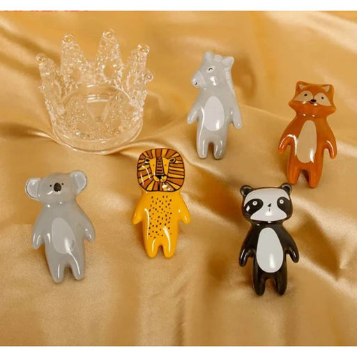 Cartoon Animal Furniture Handles For Kids Rooms