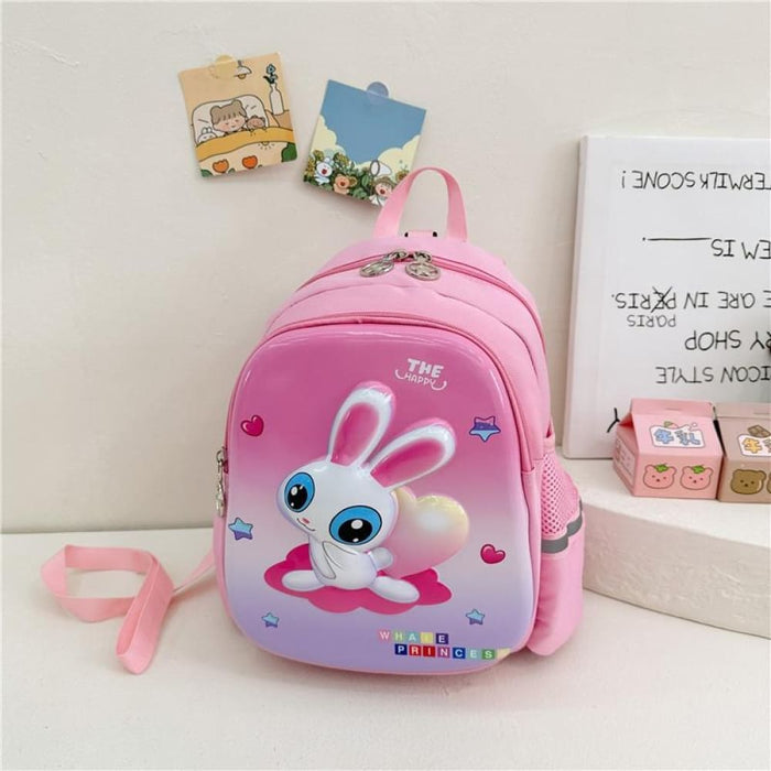 Cartoon Astronaut School Bag For Kids Blue