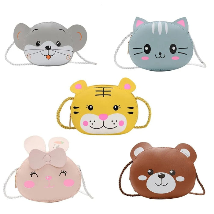 Cartoon Cat Mini Crossbody Bag For Kids Cute Shoulder Girls