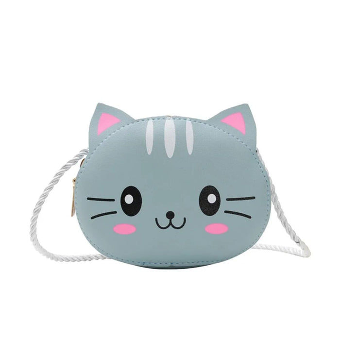 Cartoon Cat Mini Crossbody Bag For Kids Cute Shoulder Girls