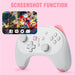 Cartoon White Cat Wireless Controller Small Size Auto Fire