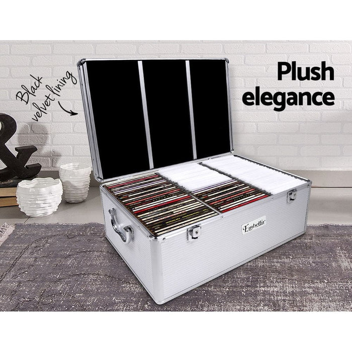 Goslash Picks Cd Dvd Cases Storage Box 500 Discs Aluminium