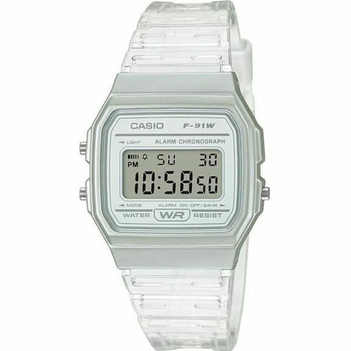 Casio F-91ws-7ef Unisex Quartz Watch Grey