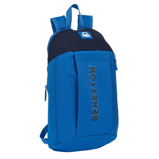 Casual Backpack By Benetton Deep Water Blue 10 l