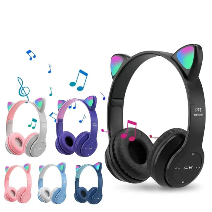 Cat Ear Bluetooth Headphones For Kids