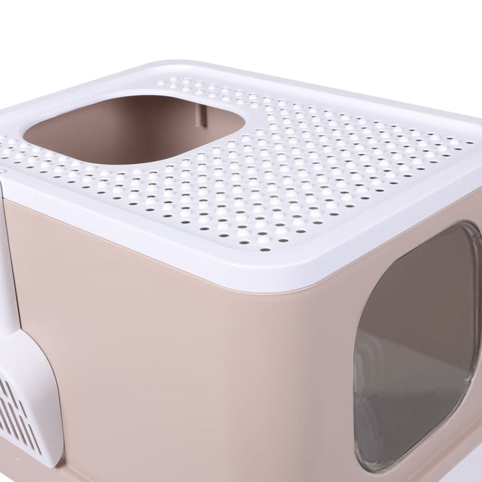 Cat Litter Box Fully Enclosed Kitty Coffee