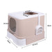 Cat Litter Box Fully Enclosed Kitty Coffee