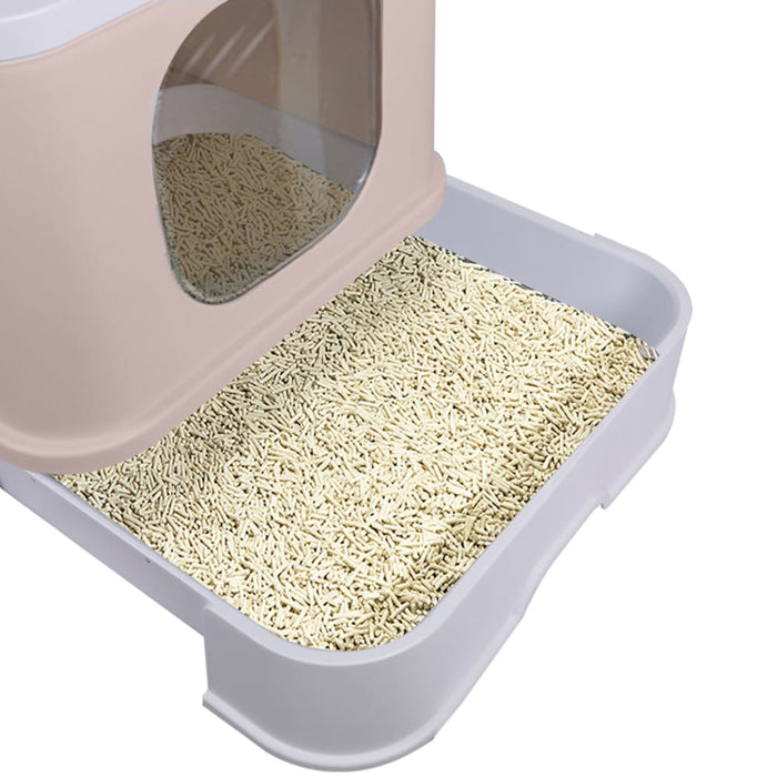 Cat Litter Box Fully Enclosed Kitty Coffee