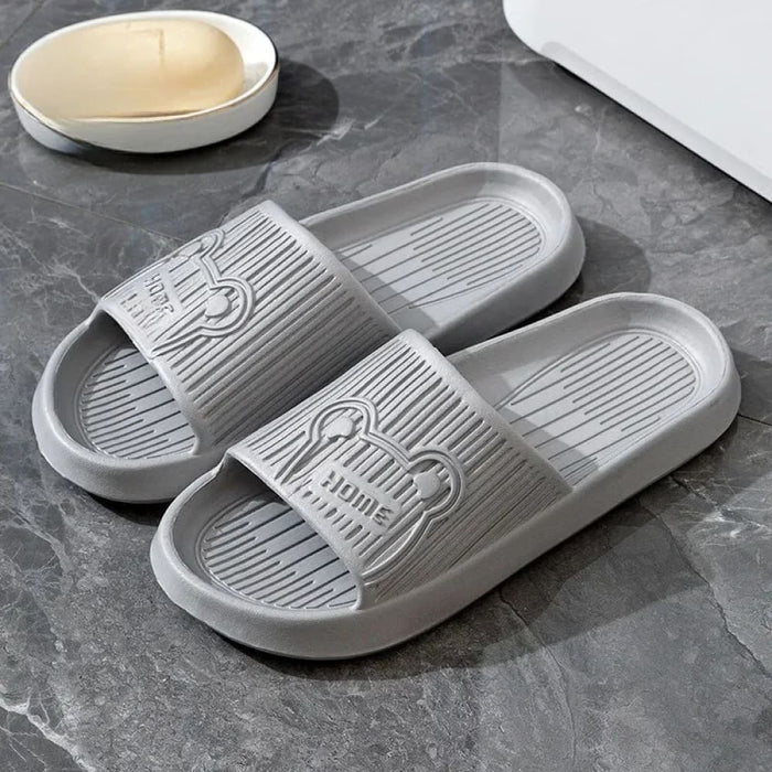 Cat Paw Design Eva Bathroom Slippers Anti Slip Odor