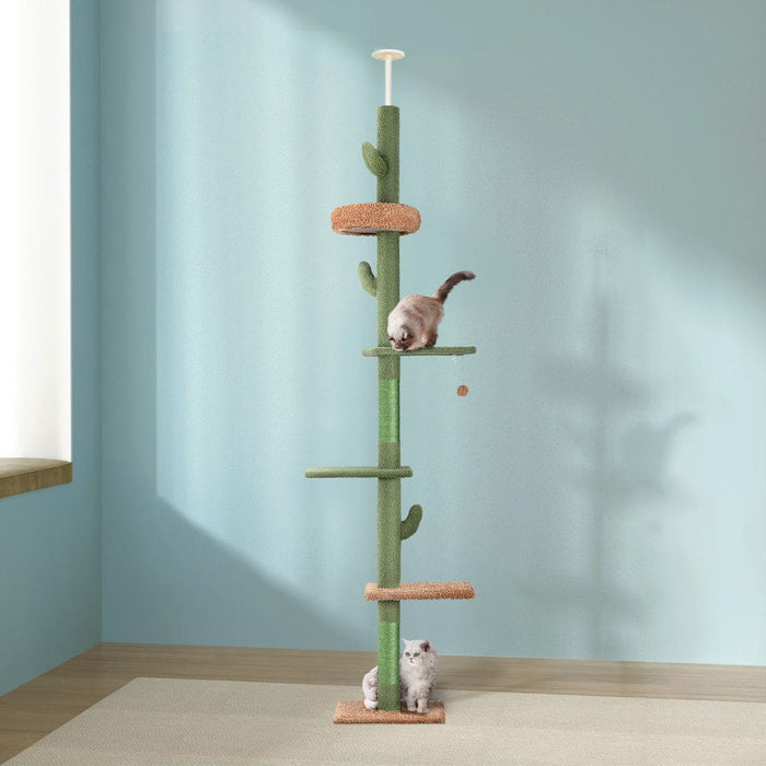 Cat Tree Tower Scratching Post Scratcher Floor To Ceiling