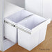 Cefito 2x15l Pull Out Bin - White