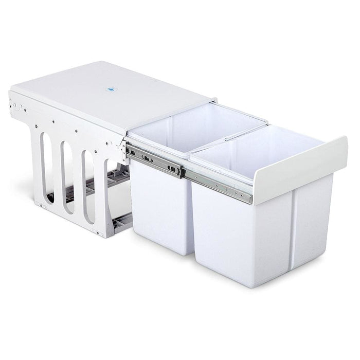 Cefito 2x15l Pull Out Bin - White