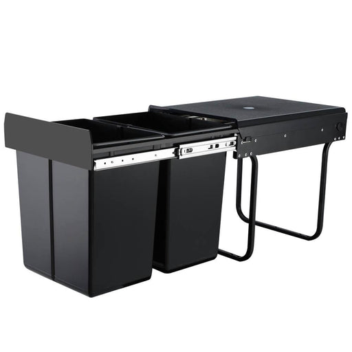 Cefito 2x20l Pull Out Bin - Black