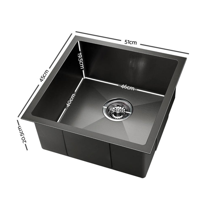 Cefito 51cm x 45cm Stainless Steel Kitchen Sink Under Top