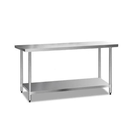 Cefito 610 x 1829mm Commercial Stainless Steel Kitchen Bench