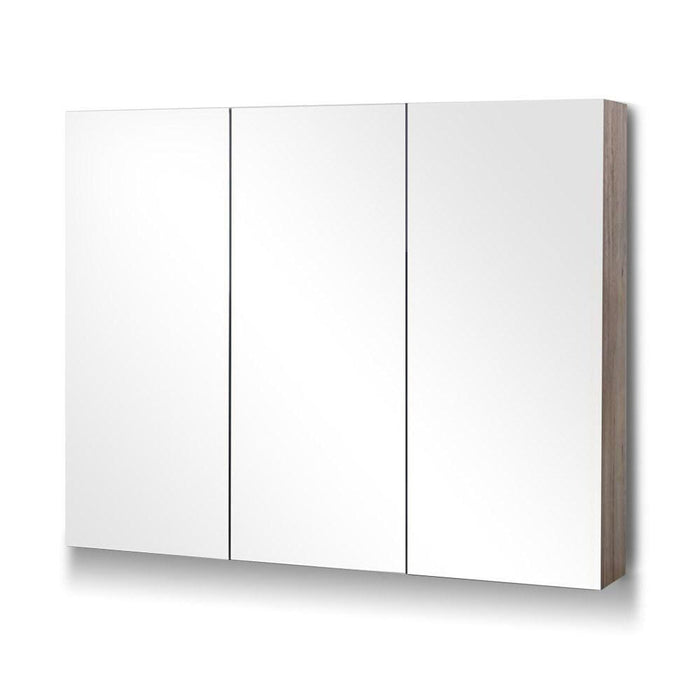 Cefito Bathroom Vanity Mirror With Storage Cabinet - Natural