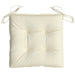 Chair Cushions 6 Pcs Cream White 50x50x7 Cm Oxford Fabric