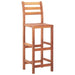 Bar Chairs 2 Pcs Solid Acacia Wood Altoa