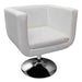 Bar Chairs 2 Pcs White Faux Leather Gl886169