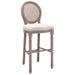 Bar Chairs 2 Pcs White Linen Xaptpx