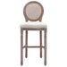 Bar Chairs 2 Pcs White Linen Xaptpx