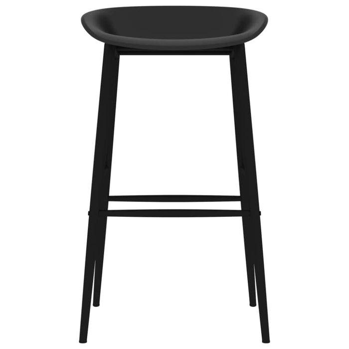 Bar Chairs 4 Pcs Black Gl72316