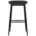 Bar Chairs 4 Pcs Black Gl72316