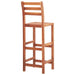 Bar Chairs 4 Pcs Solid Acacia Wood Altop