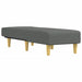 Chaise Longue Dark Grey Fabric Tpxikk