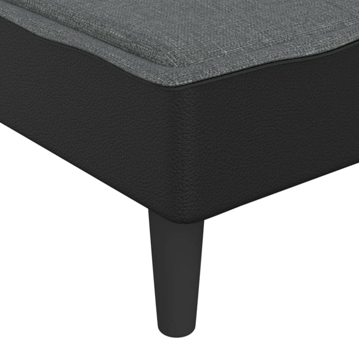 Chaise Longue Dark Grey Fabric Tpxnao