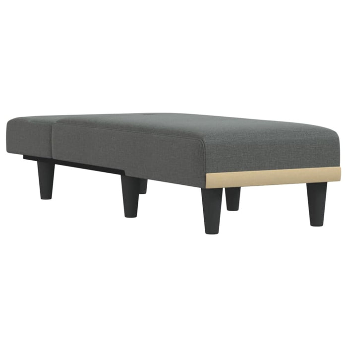 Chaise Longue Dark Grey Fabric Tpxnoa