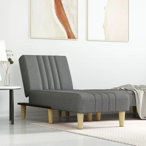 Chaise Longue Dark Grey Fabric Tpxnxt