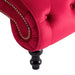 Chaise Lounge Red Velvet Gl60861