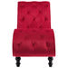 Chaise Lounge Red Velvet Gl60861