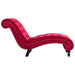 Chaise Lounge Red Velvet Gl60861