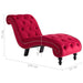 Chaise Lounge Red Velvet Gl60861