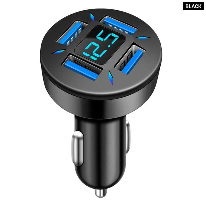 Car Charger Quick Charge Cigarette Lighter Adapter 4 Port