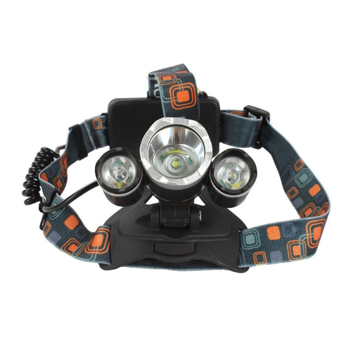 Vibe Geeks Usb Charging Led 3 Lights Headlamp Wide Range