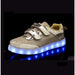 Usb Charging Led Glowing All Sizes Sneakers For Tennis