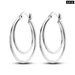 Charm Double Hoop Earrings For Women 925 Silver Sparkling