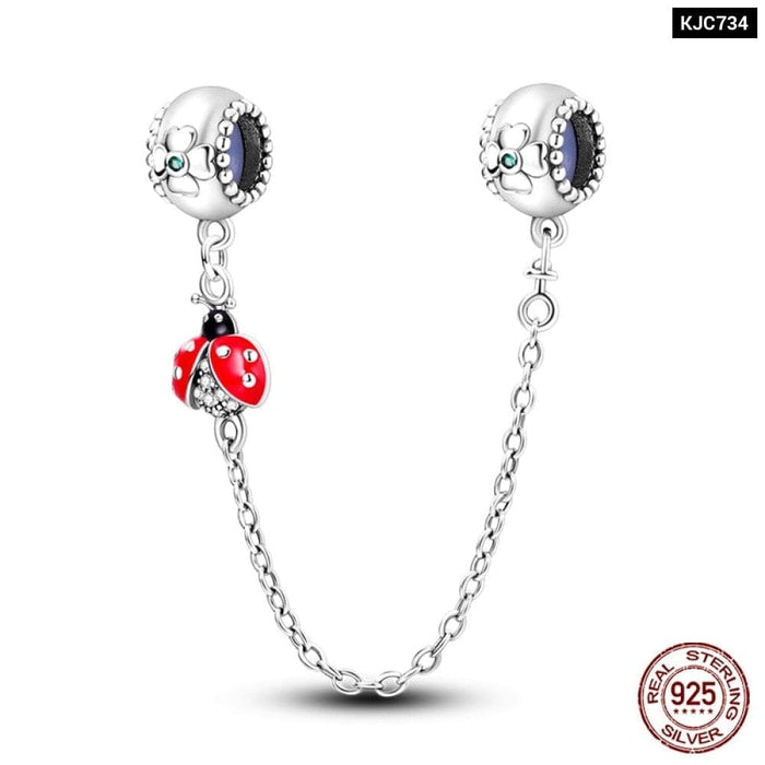 Charms Fit Pandora 925 Original Bracelet Red Series