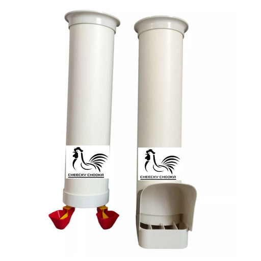 Cheeky Chooka Poultry Feeder & Waterer Set