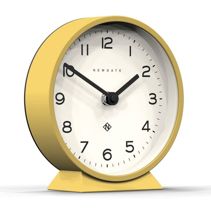 Cheeky Yellow m Mantel Clock By Gate