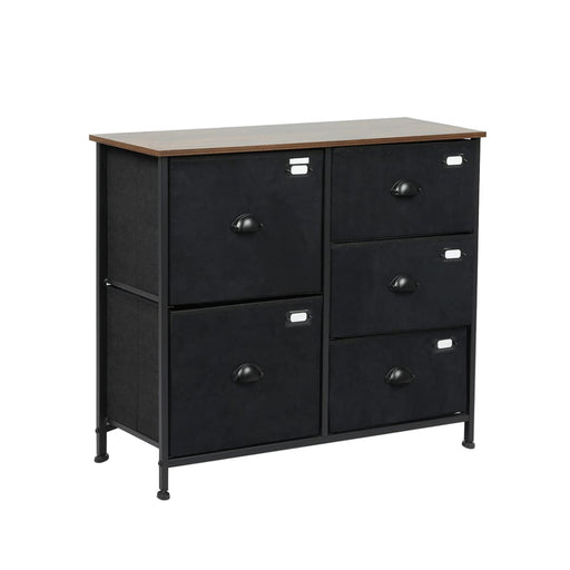 Chest Of 5 Drawers Storage Cabinet Dresser Lowboy Organizer