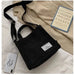 Chic Corduroy Shoulder Bag For Women New Style Small Square