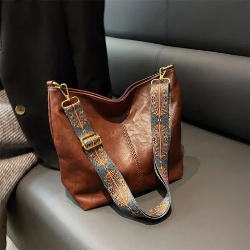 Chic Vintage Pu Leather Shoulder Bag