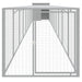 Chicken Cage With Run Light Grey 110x1017x110 Cm Galvanised